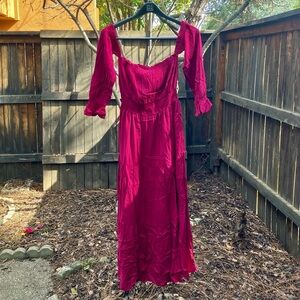 Zesica Smocked Midaxi Dress